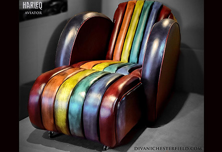 Nuovo modello poltrona tubi deco Aviator
