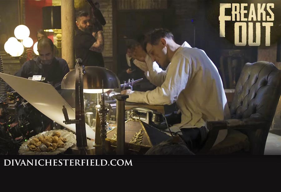 Arredi Chesterfield Film 'Freaks Out' Regia di Mainetti 