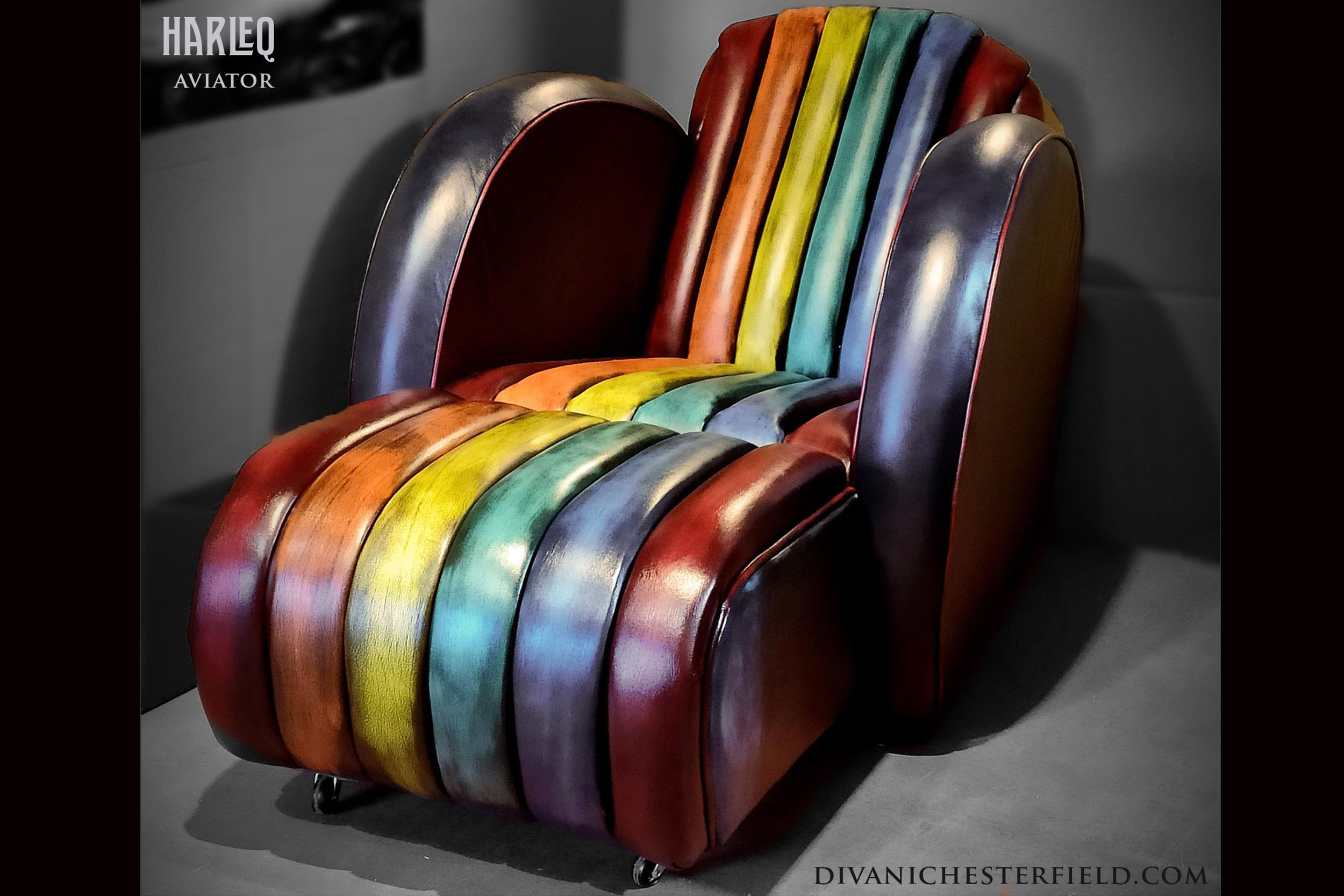 pouf art decò stile francese moderna in varie pelli patchwork imbottita tubi
