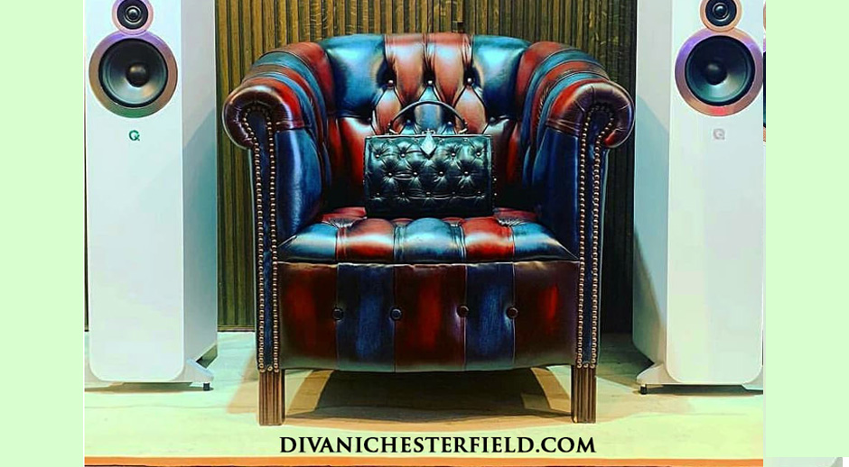 poltrona chester nuova pelle vintage bordeaux blu
