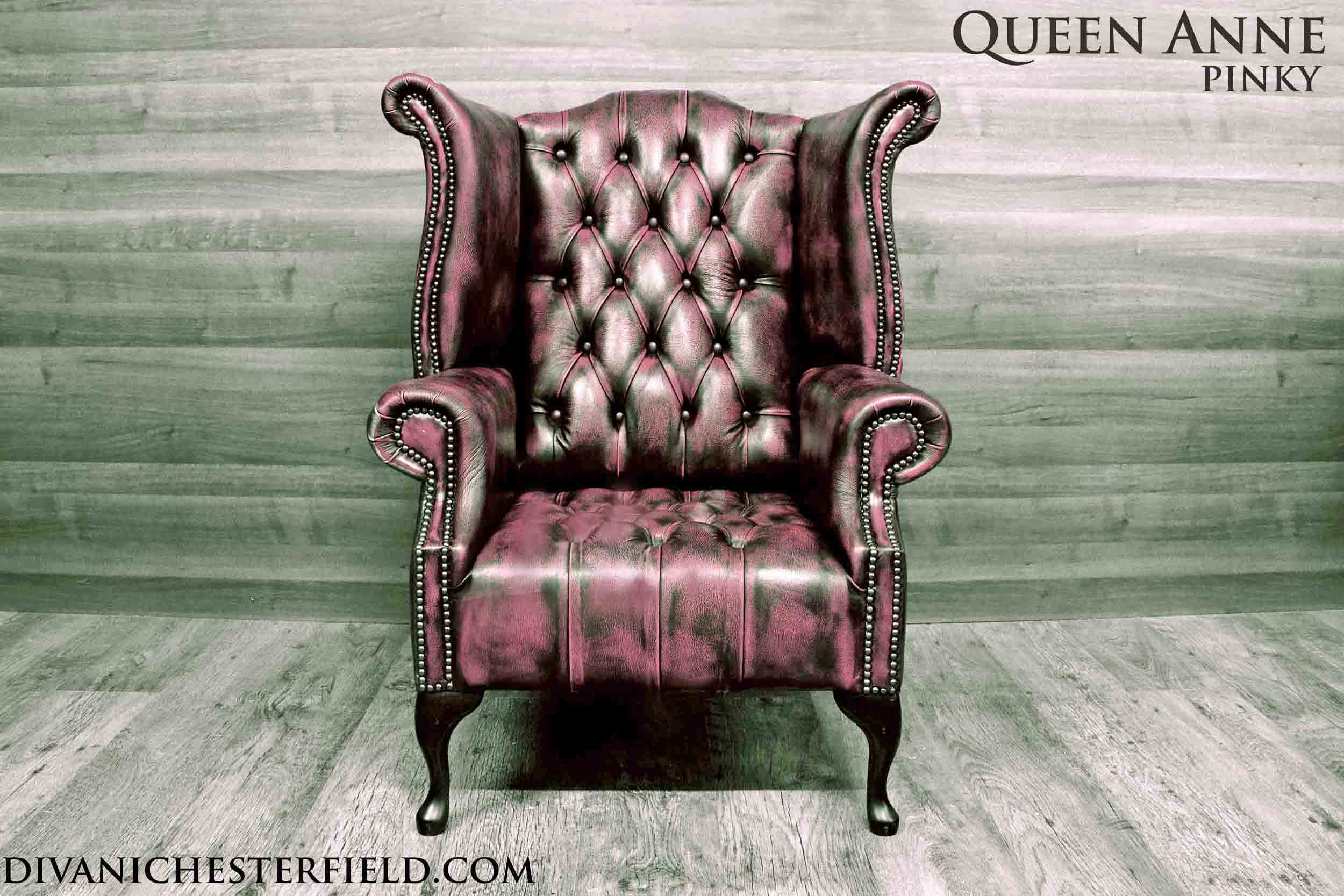 poltrona chester byron pelle vintage Pinky