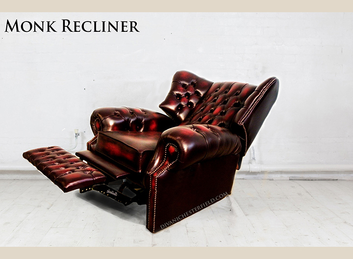 poltrona chesterfield reclinabile