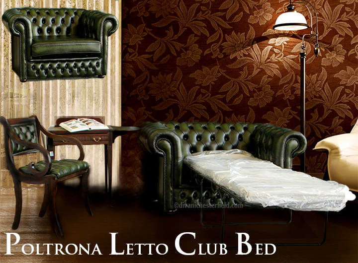 poltrona chesterfield letto