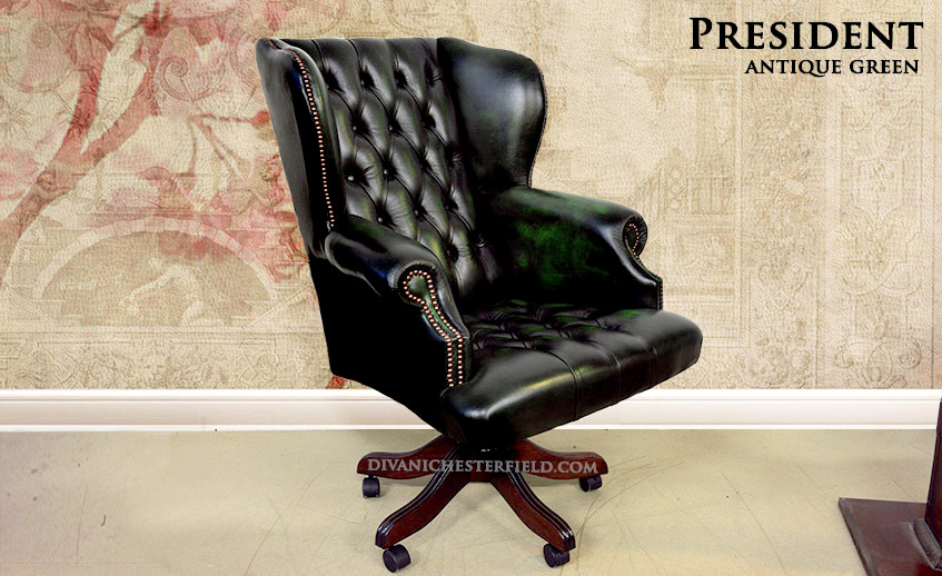 Poltrona chesterfield presidenziale president da ufficio girevole e ... Poltrona presidenziale ufficio